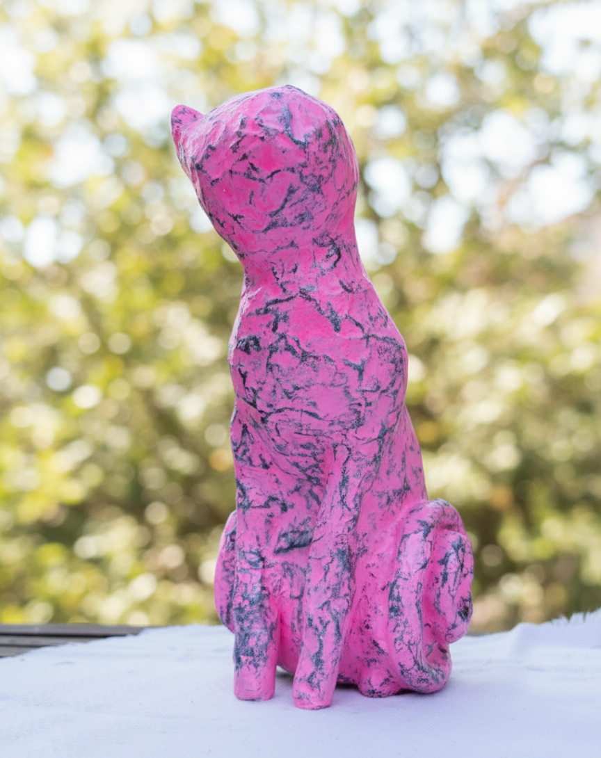 The Rosé Marble Cat